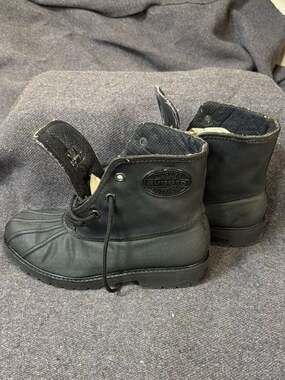 Rugged Outback Women's Black Insulated Duck Boots Size 9.5